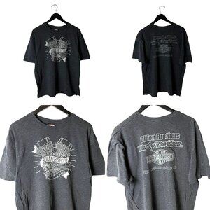 2015 Harley Davidson T Shirt Gray Extra Large XL Graphic Tee Cotton Short Sleeve
